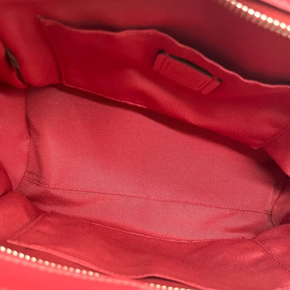 COACH Blake Flap Turnlock Leather Satchel, RETAILS $550 - Picture 13 of 13